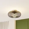 HOFTRONIC - Plafonnier LED Dimmable Douille E27 Noir 400 mm Voir les images du produit 2