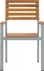 vidaXL Gartenstuhl 8 pcs Braun 56 x 57 x 87 cm Massivholz Produktbild-Vorschau 5