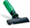 A close-up studio shot of a glass scraper with a green handle and black head. Produktbild-Vorschau