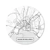 MuchoWow® Mauspad Mousepad Karte - Mallorca - Stadtplan - Produktbild-Vorschau 1