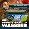 Poolabdeckung Winter oval 730x370 cm | 200g/m² Produktbild-Vorschau 2