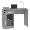 vidaXL Schreibtisch mit Stauraum Grau Sonoma 100x40x73 cm Produktbild-Vorschau 3
