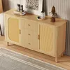 okwish Sideboard mit Schubladen,Schrank Vitrine mit Produktbild-Vorschau 4