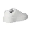A white platform sneaker shown from the side. Produktbild-Vorschau