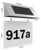 Deuba Numero Civico Solare Illuminato 4 LED Acciaio Inox Anteprima dell’immagine prodotto 5
