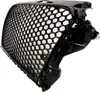 Kühlergrill Sportgrill Waben Gitter SCHWARZ GLANZ für Audi Produktbild-Vorschau 1