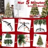 LILIIN Kunstkerstboom, 180 cm met verlichting, kunstsneeuw Productafbeelding-voorbeeld 4