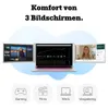 Stemap Tragbarer Triple-Monitor Full HD für 12–18,5 Zoll Produktbild-Vorschau 2