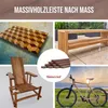 10er-Set Holzleisten - Nussbaum gehobelt - 8 x 20 x 500 mm Produktbild-Vorschau 7