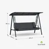 Blumfeldt Stabiler Hängesessel, Gartenmöbel für bis zu 3 Produktbild-Vorschau 8