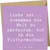Mr. & Mrs. Panda Grußkarte Spruch Liebe Flitterwochen - Produktbild-Vorschau 1