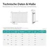 Radiateur plat EMKE, dimensions 63 x 61,6 cm, à une seule Voir les images du produit 7