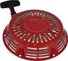 A red starter pull cord assembly for a Honda engine. Voir les images du produit