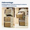 Heikoeco® Faltbarer Schrank Organizer Kleiderschrank, Produktbild-Vorschau 4