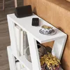 DECORTIE Lazena Modern Side End Table basse blanche Voir les images du produit 5