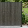Gartenzaun 'Grassano' Sichtschutzzaun mit 1 Pfosten Produktbild-Vorschau 3