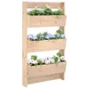 vidaXL Bac à plantes mural avec 3 compartiments 60x18,5x110 Voir les images du produit 2