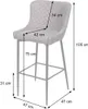 Barhocker MCW-H79, Barstuhl Tresenhocker, Vintage Metall Produktbild-Vorschau 9
