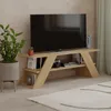 TV-Tisch Houseland Farfalla 120 cm Eiche natur Produktbild-Vorschau 2