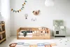 Petite Amélie Montessori-Bodenbett Nid - 70x140 cm - Natur Produktbild-Vorschau 2