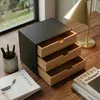 Organiseur de bureau en bambou avec tiroirs HEGO, 25 cm Voir les images du produit 3