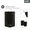 MSV Bad/Toiletten-Treteimer - schwarz - 5 Liter - 20 x 28 Produktbild-Vorschau 14