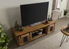 MASSIVMOEBEL24 TV-Board Mango / Altholz 180x55x50 natur Produktbild-Vorschau 2