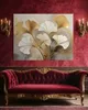 Quadro su tela Foglie Botaniche Beige 100x70 Feeby Beige Anteprima dell’immagine prodotto 2