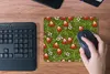MuchoWow® Mauspad Mousepad Blumen - Erdbeere - Blätter - Produktbild-Vorschau 4