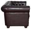 Edles Chesterfield Sofa 3 Sitzer in Kunstleder Vintage Produktbild-Vorschau 5