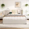 Boxspringbett 160x200 Bett mit Stauraum,Doppelbett mit USB Produktbild-Vorschau 1