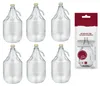 6 x 5L Flasche +Schwefelpulver GLASBALLON Weinballon Produktbild-Vorschau 1