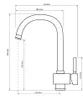 Granitan - Kuchyňská baterie - Dřezová baterie výška 30 cm Náhled obrázku produktu 10