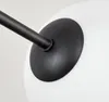 Fossobiubo Deckenlampe aus Metall/Glas in Schwarz/Weiß Produktbild-Vorschau 3