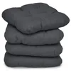 Beautissu Set di 4 cuscini Lisa antracite, 40x40x8 cm Anteprima dell’immagine prodotto 1