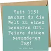 Mr. & Mrs. Panda Grußkarte Spruch 1931 Geburtstag - Produktbild-Vorschau 1