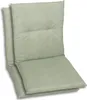 Two light green chair cushions are stacked on top of each other against a white background. Produktbild-Vorschau