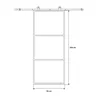 HOME DELUXE - Glasschiebetür STELLAR - 205 x 90 cm, Produktbild-Vorschau 5