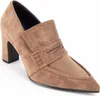 Scarpa Montevita con tacco Mibia Beige Anteprima dell’immagine prodotto 3