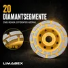 Diamantschleiftopf 125 mm Estrich Beton Stein doppelreihig Produktbild-Vorschau 5