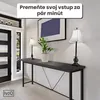 IvoQ Sidetables - sada 2 ks - čierna - úzke industriálne Náhľad obrázku produktu 3