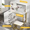 Kosmetický stolek INONEFT s LED osvětlením, s nastavitelnou Náhled obrázku produktu 4