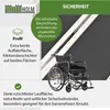 TRUTZHOLM Rollstuhlrampe 91 cm Traglast 272 kg Alu klappbar Produktbild-Vorschau 5