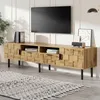 Merax TV-Lowboard in Mosaik-Design mit 2 Türen und 2 Produktbild-Vorschau 6