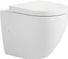 Wand-WC Set Cozy Tiefspüler ohne Spülrand weiß glänzend mit Produktbild-Vorschau 1