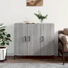 vidaXL Príborník Grey Sonoma 90x34x80 cm odvodený výrobok z Náhľad obrázku produktu 1