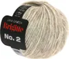 A ball of beige yarn with a black label. Produktbild-Vorschau