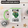 Trendation - Tasse Einschulung Dino T-rex Motiv Geschenk Produktbild-Vorschau 3