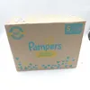 A cardboard box of Pampers diapers. Podgląd zdjęcia produktu