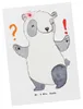 Mr. & Mrs. Panda Postkarte Beraterin Herz - Weiß - Produktbild-Vorschau 1